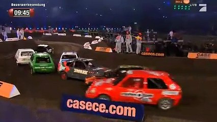 TOTALCRASH2014 course 2 et voiture en feu