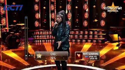 Indah Nevertari "Buttons" Pussycat Dolls - Rising Star Indonesia Eps. 17 (Audio Better Quality)