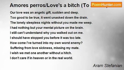 Aram Stefanian - Amores perros/Love's a bitch (To Arthur)
