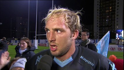 TOP14 - Racing-Bayonne: Interview Jean Monribot (BAY) - J11 - Saison 2014/2015