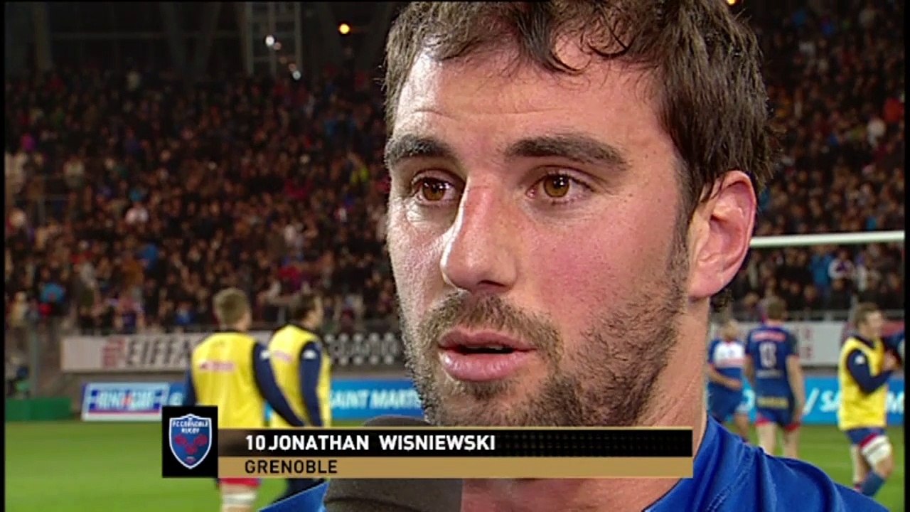 TOP14 - Grenoble-Lyon: Interview Jonathan Wisniewski (GRE) - J11 - Saison 2014/2015