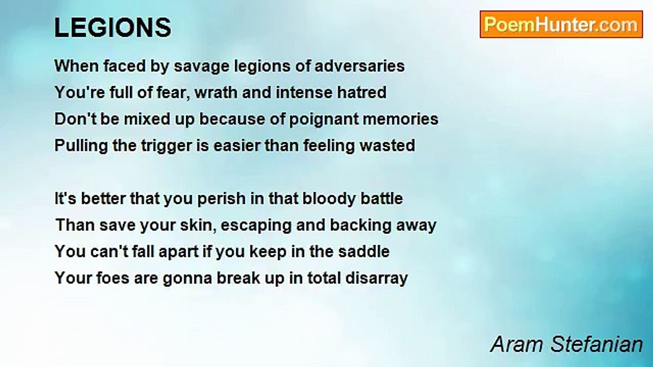 Aram Stefanian - LEGIONS