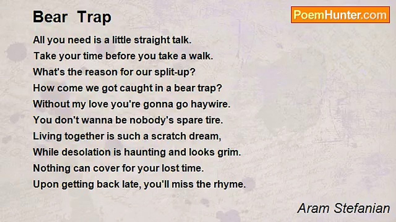Aram Stefanian - Bear  Trap