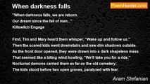 Aram Stefanian - When darkness falls