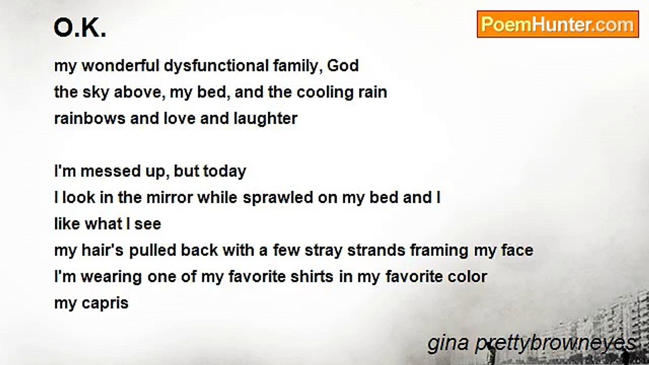 gina prettybrowneyes - O.K.