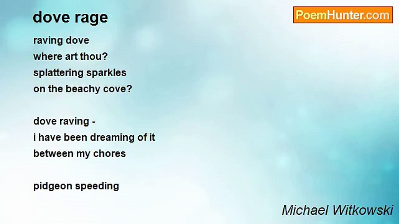 Michael Witkowski - dove rage