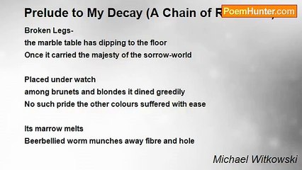 Michael Witkowski - Prelude to My Decay (A Chain of Ritornells)