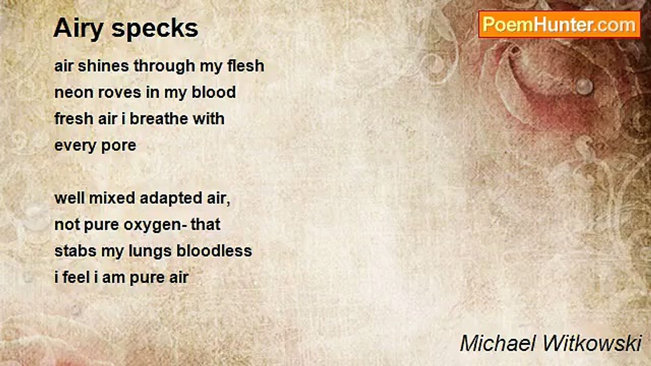 Michael Witkowski - Airy specks
