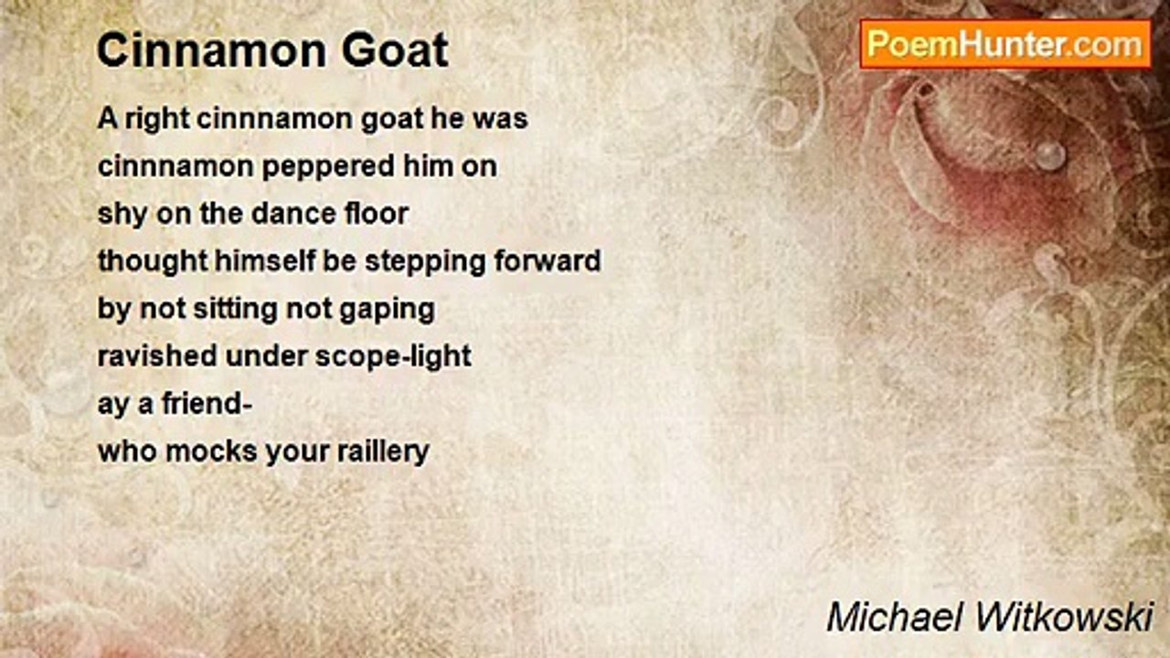 Michael Witkowski - Cinnamon Goat