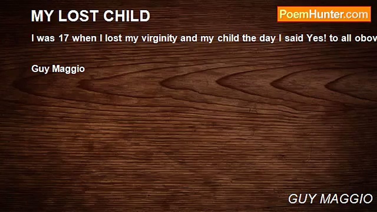 GUY MAGGIO - MY LOST CHILD