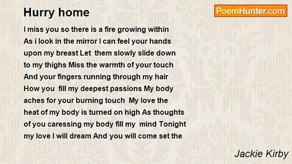 Jackie Kirby - Hurry home