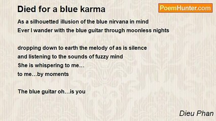 Dieu Phan - Died for a blue karma
