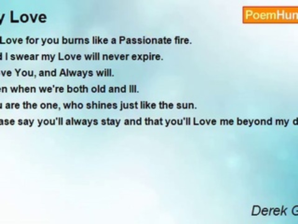 Derek Germain - My Love