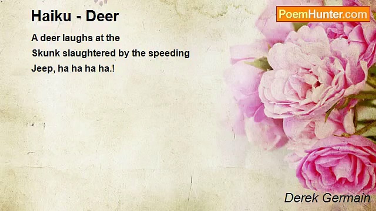 Derek Germain - Haiku - Deer