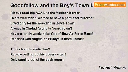 Hubert Wilson - Goodfellow and the Boy's Town Love Express