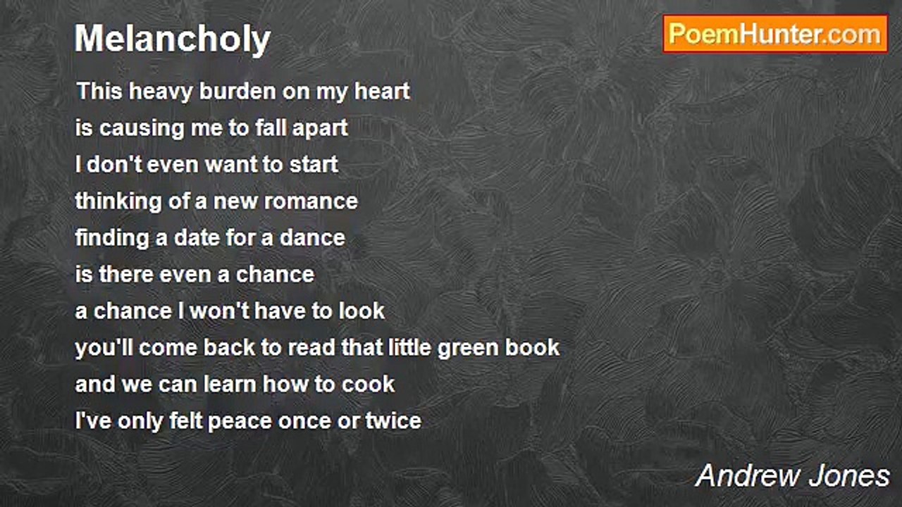 Andrew Jones - Melancholy
