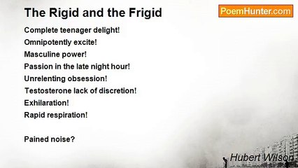 Hubert Wilson - The Rigid and the Frigid