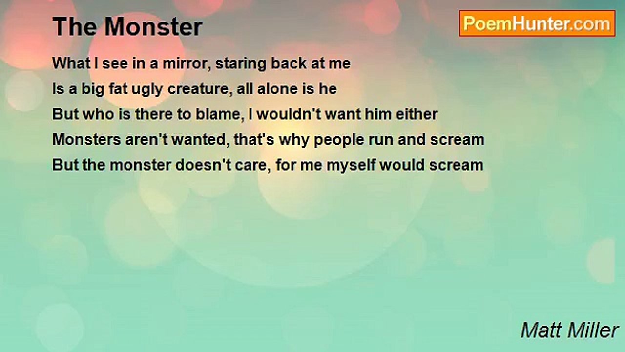 Matt Miller - The Monster