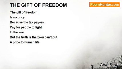 Aldo Kraas - THE GIFT OF FREEDOM
