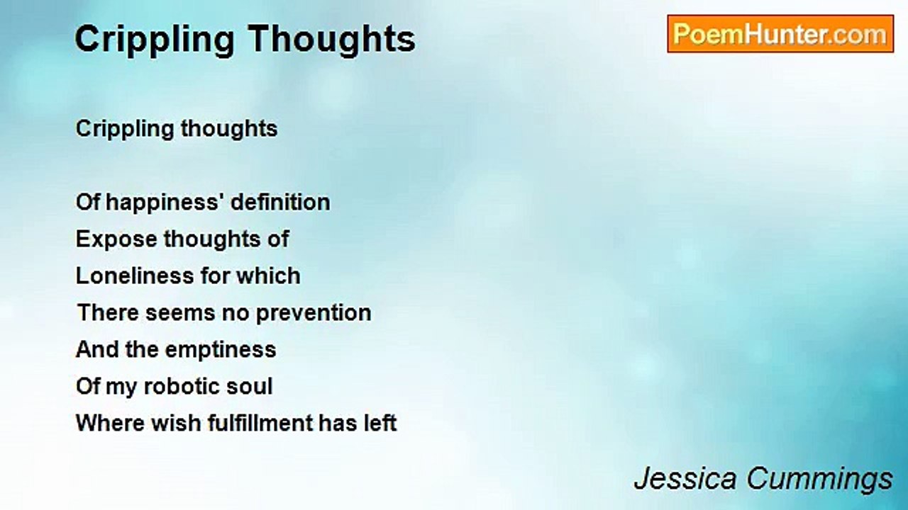 Jessica Cummings - Crippling Thoughts