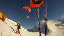 Best of hiver, Team Bourdelle. Speed Riding, Vol à ski; Parapente, Soaring, Speed Kiting.