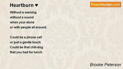 Brooke Peterson - Heartburn ♥