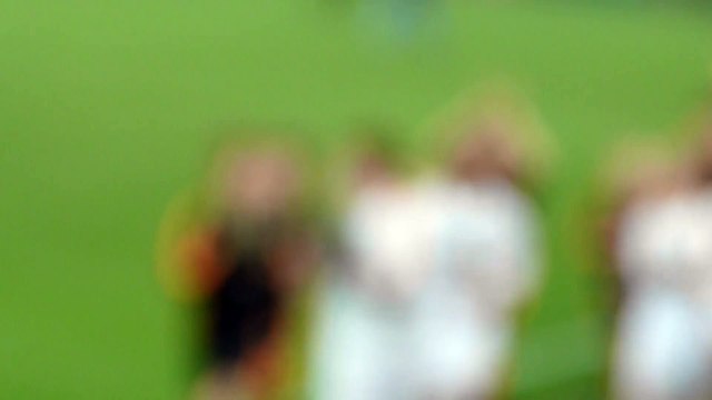 Jeu à la mi-temps de Caen/Nantes