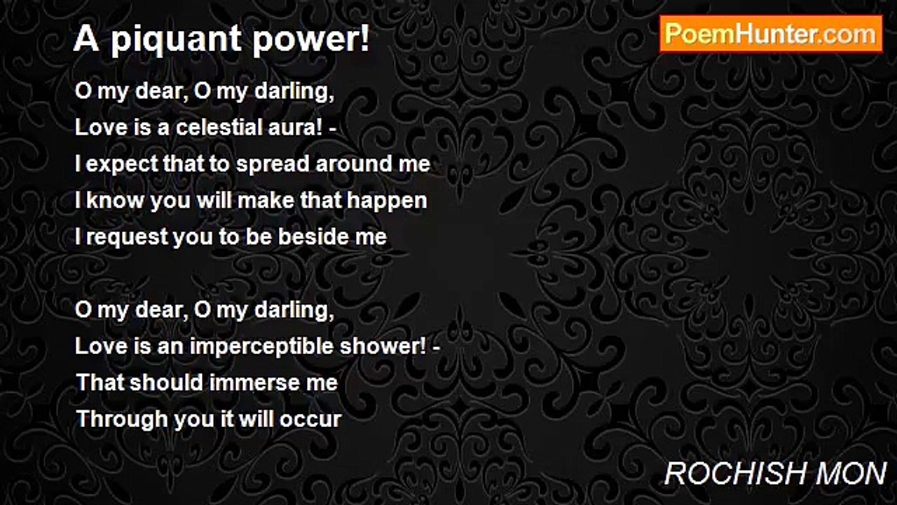 ROCHISH MON - A piquant power!