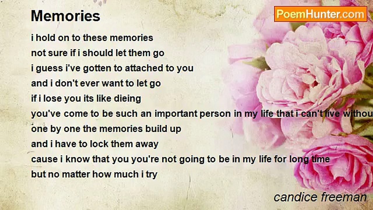 candice freeman - Memories