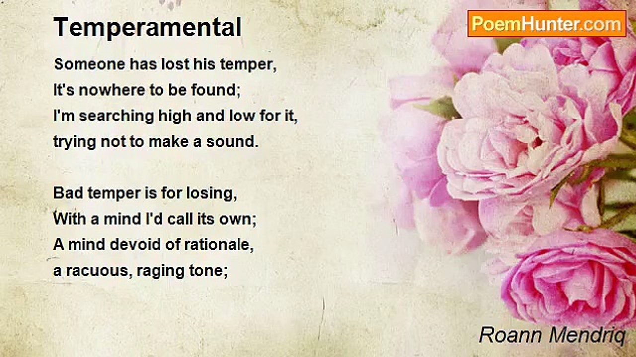Roann Mendriq - Temperamental