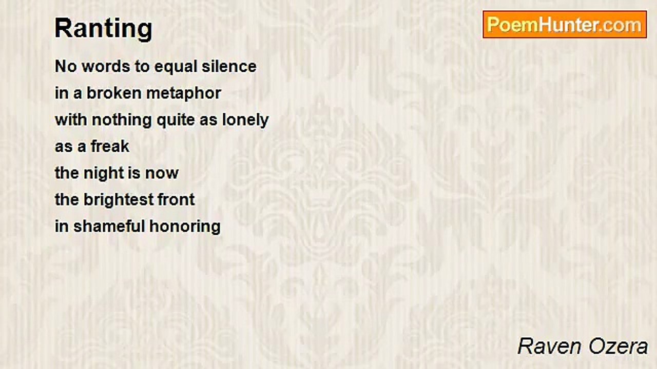 Raven Ozera - Ranting