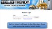 Forex Trendy Review  - Inside members area