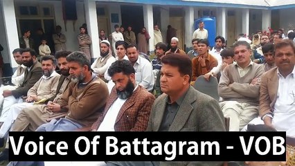 Shangla: A wel known Poet of Chakisar Rab Nawaz Nawaz in "Aman Mushaira" at Shahpur......(VOB News)