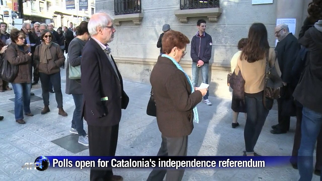 Polls open in symbolic vote on Catalan independence from Spain