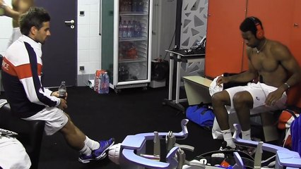 Coupe Davis 2014 : dans le vestiaire à Nancy