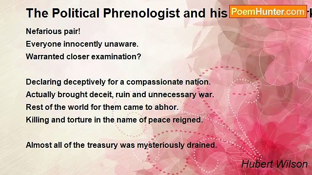 Hubert Wilson - The Political Phrenologist and his Prince of Darkness