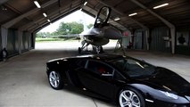 Lamborghini Aventador vs F16 Fighting Falcon - Araba Tutkum