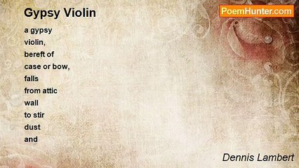 Dennis Lambert - Gypsy Violin