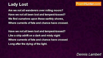 Dennis Lambert - Lady Lost