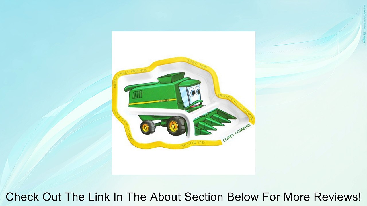 John Deere Corey Combine" Kid's Plate" Review
