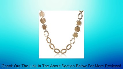 NINE WEST VINTAGE AMERICA "Full Circle" Gold-Tone Circle Strand Necklace, 42" Review