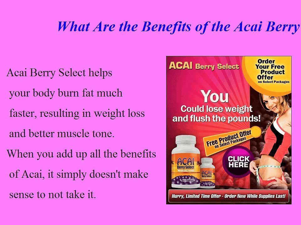 Acai Berry Select Reviews: Shed Pounds By Boosting Your Metabolism The Natural Way