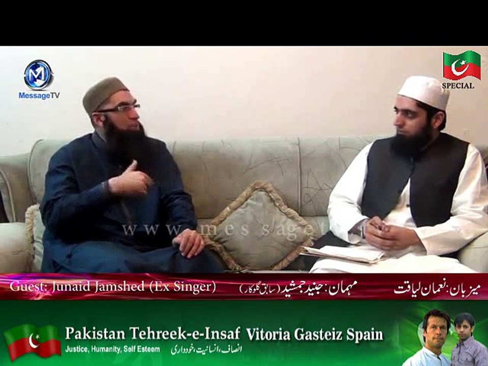 Junaid Jamshed answering Very Important Questions Regarding Imran Khan And Dharna
