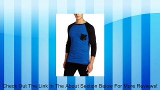Burnside Men's Blazin Star Knit Long Sleeve Shirt, Blue, Large Review