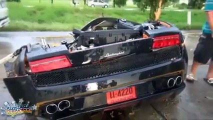Tehlike Anında Kuyruğunu Bırakan Lamborghini