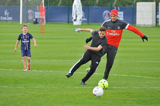Quand le fils Beckham enchaînait les skills face à Thiago Silva