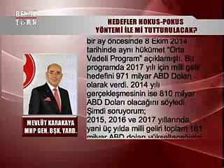 SÖZ UÇAR YAZI KALIR - MEVLÜT KARAKAYA 09.11.2014