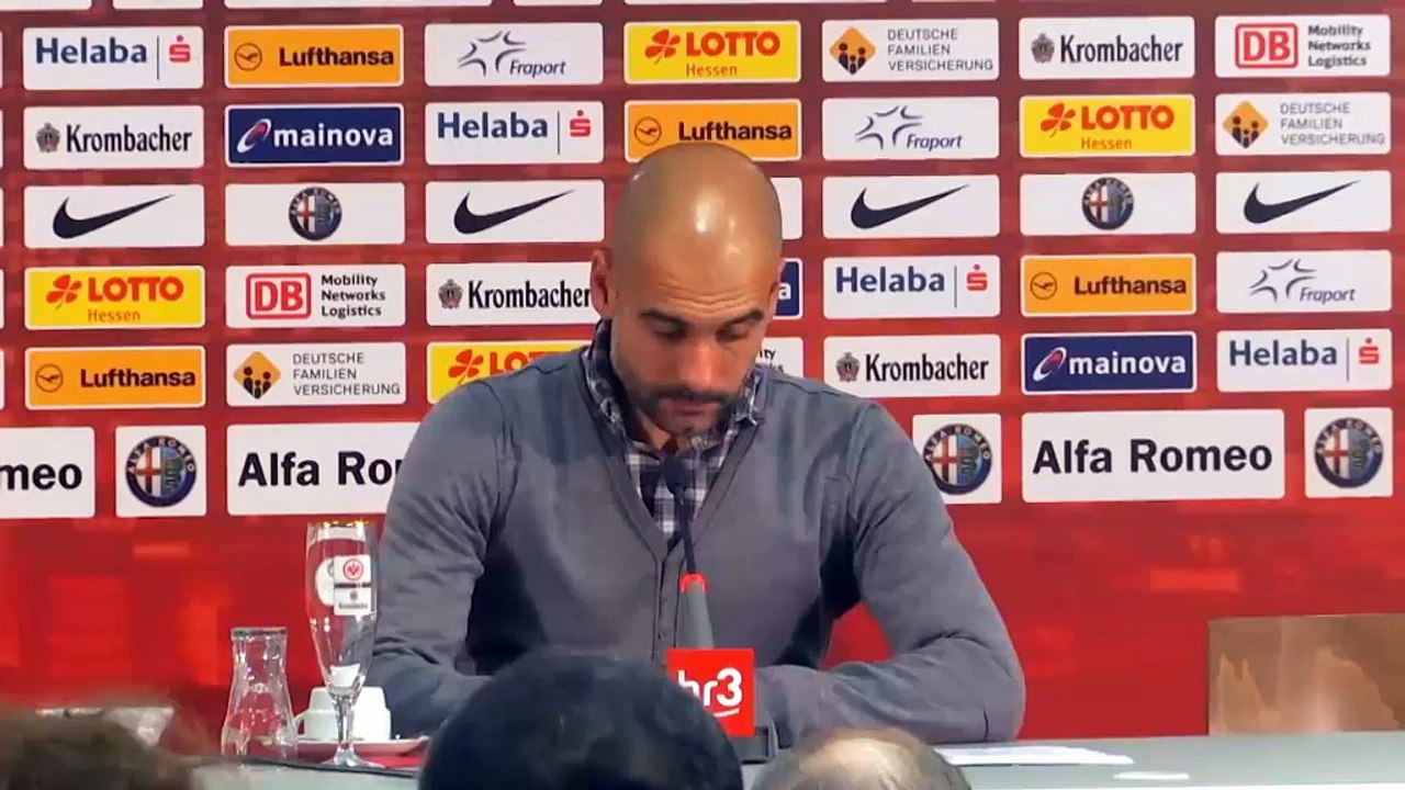 Guardiola: 'Frankfurt war sehr aggressiv'