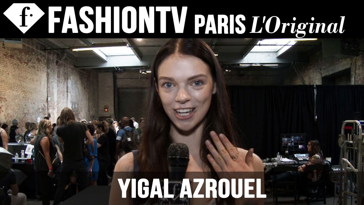 Yigal Azrouel Spring/Summer 2015 BACKSTAGE | Ne...