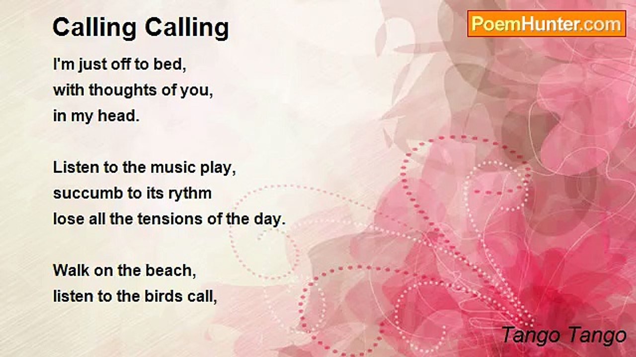 Tango Tango - Calling Calling